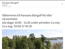 Tablet Screenshot of kanaansbangolf.nu